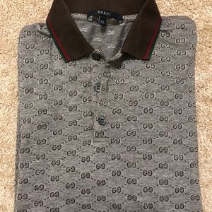 Gucci collar shirt